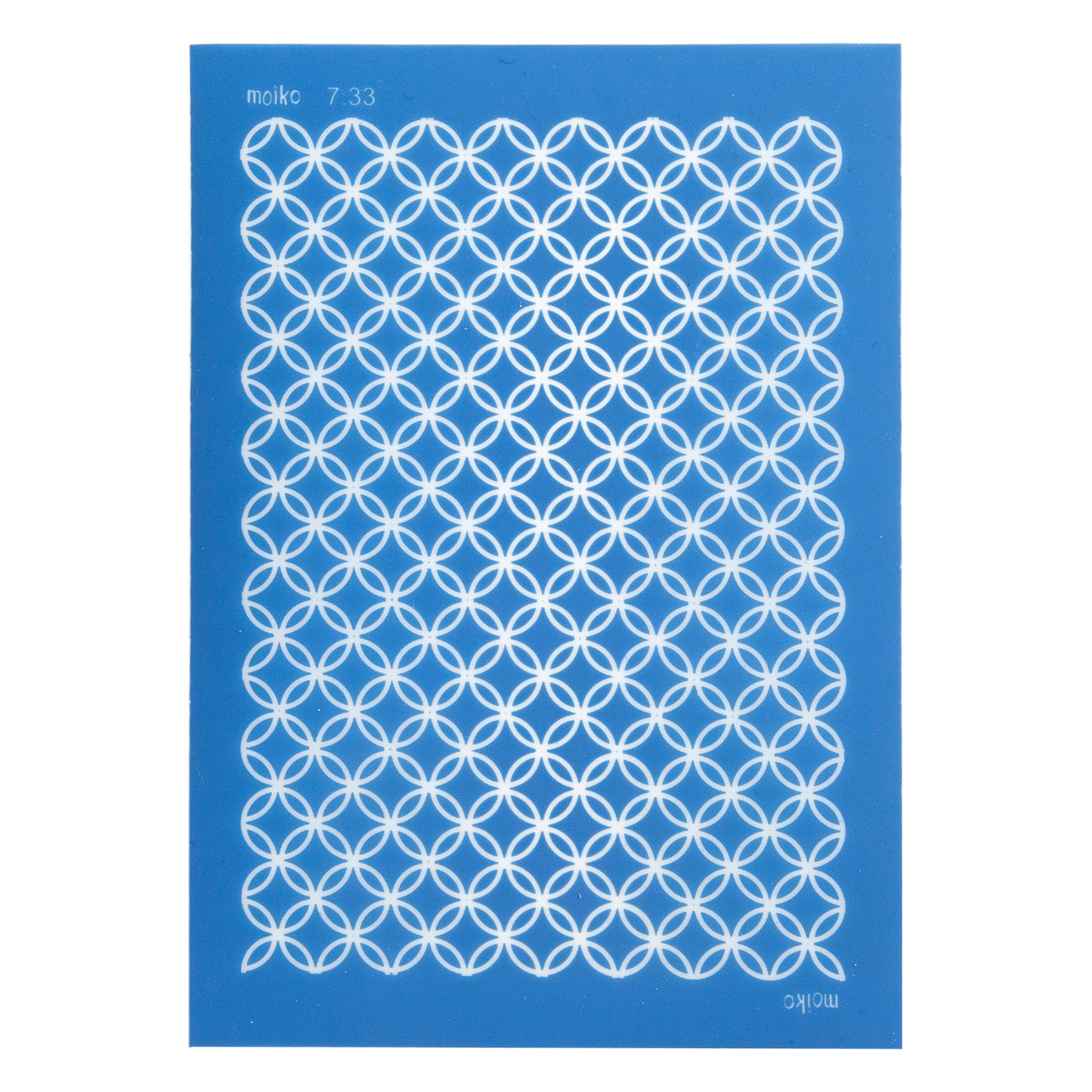 blue Moiko Silk Screen - Style 7.33