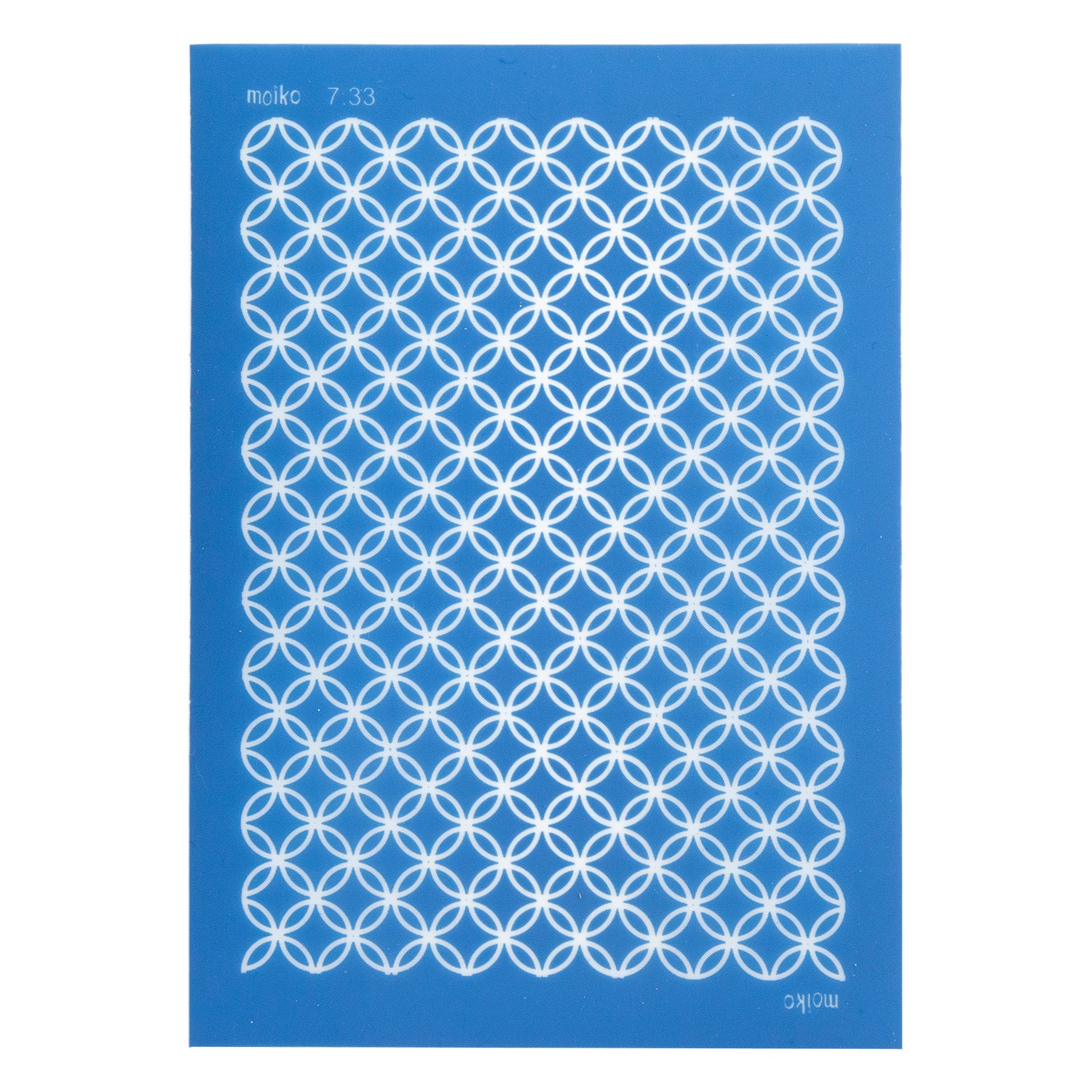 blue Moiko Silk Screen - Style 7.33