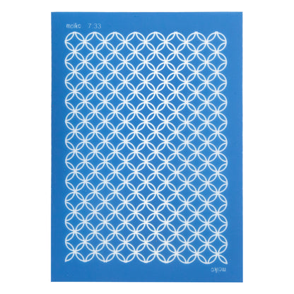 blue Moiko Silk Screen - Style 7.33