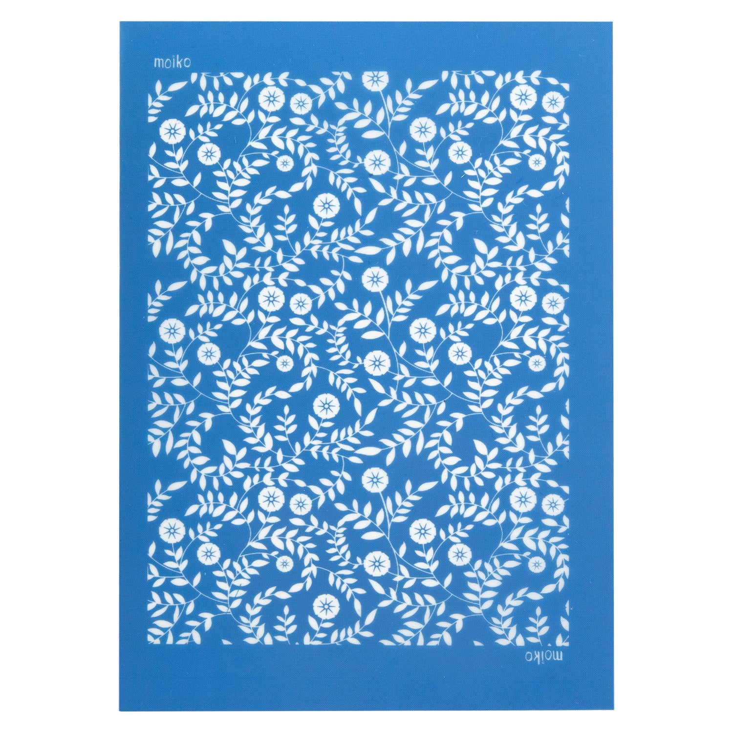 blue Moiko Silk Screen - Style 8.07