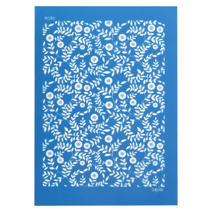 blue Moiko Silk Screen - Style 8.07