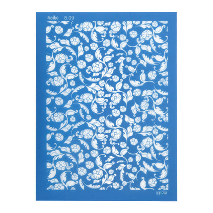 blue Moiko Silk Screen - Style 8.09