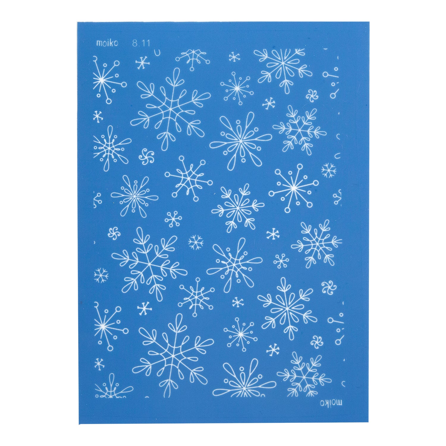 blue Moiko Silk Screen - Style 8.11