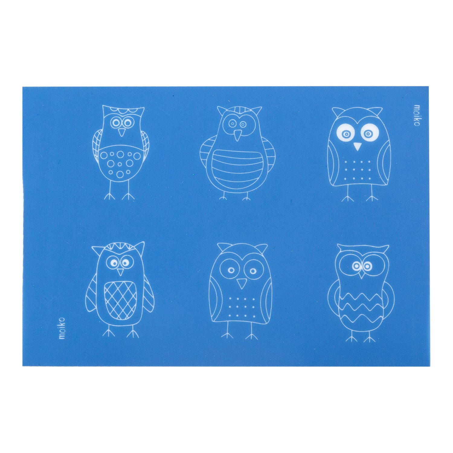 blue Moiko Silk Screen - Style 8.17
