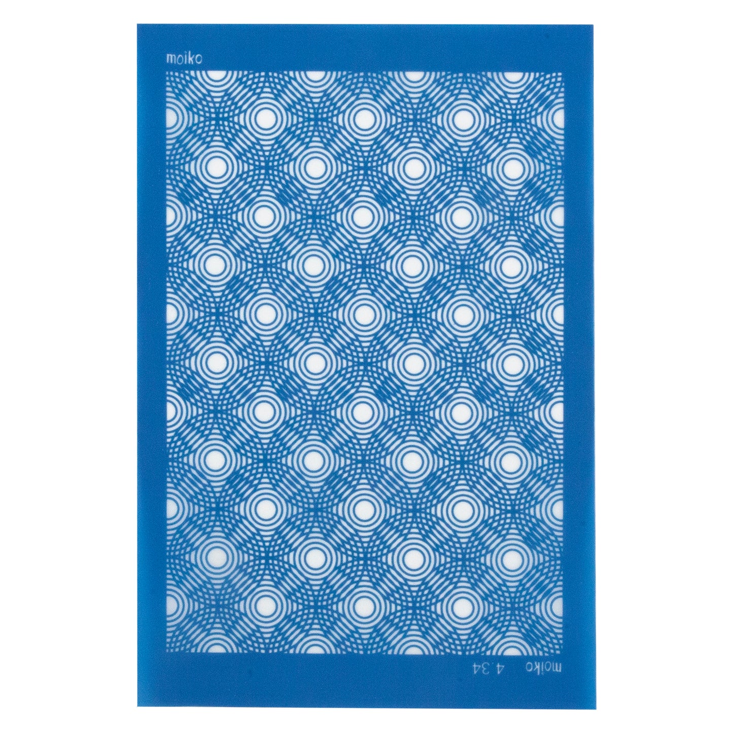 blue Moiko Silk Screen - Style 8.21