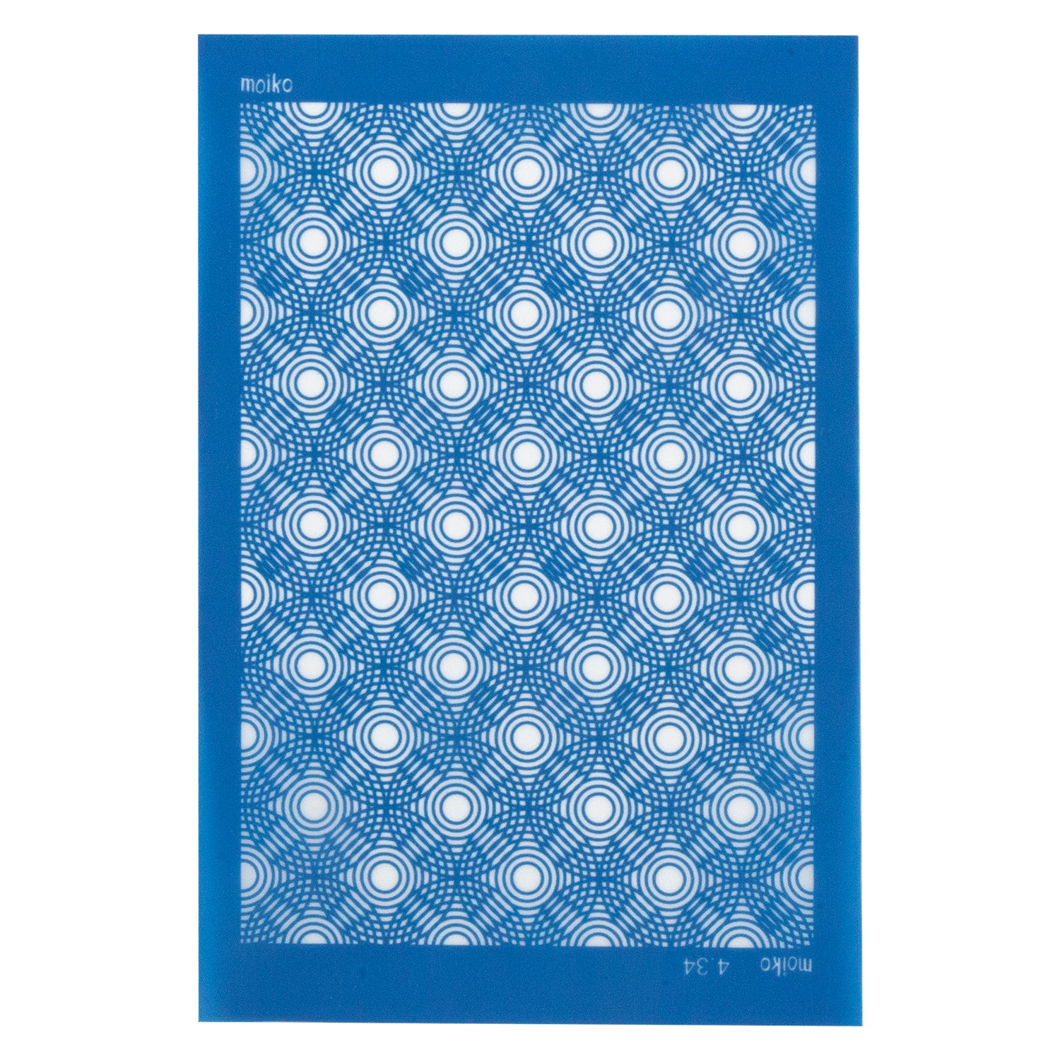 blue Moiko Silk Screen - Style 8.21