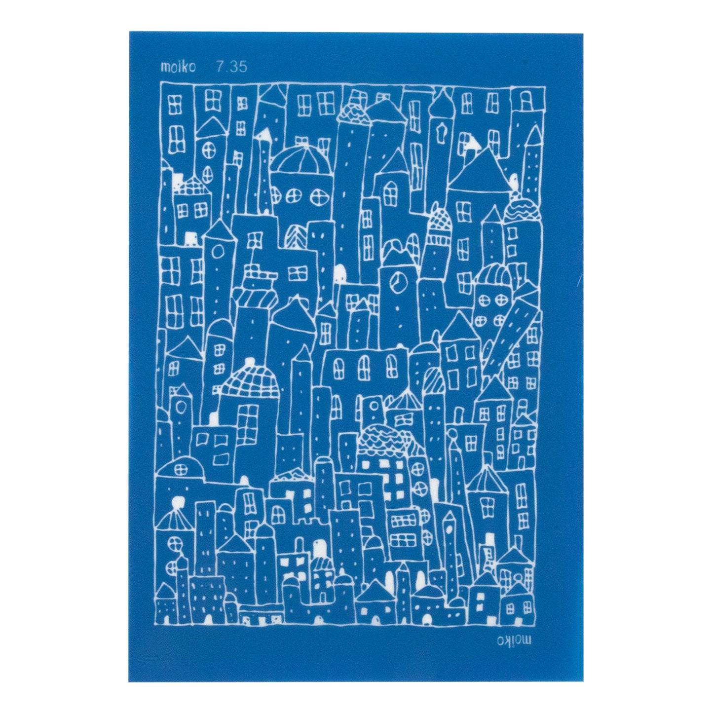 blue Moiko Silk Screen - Style 7.35