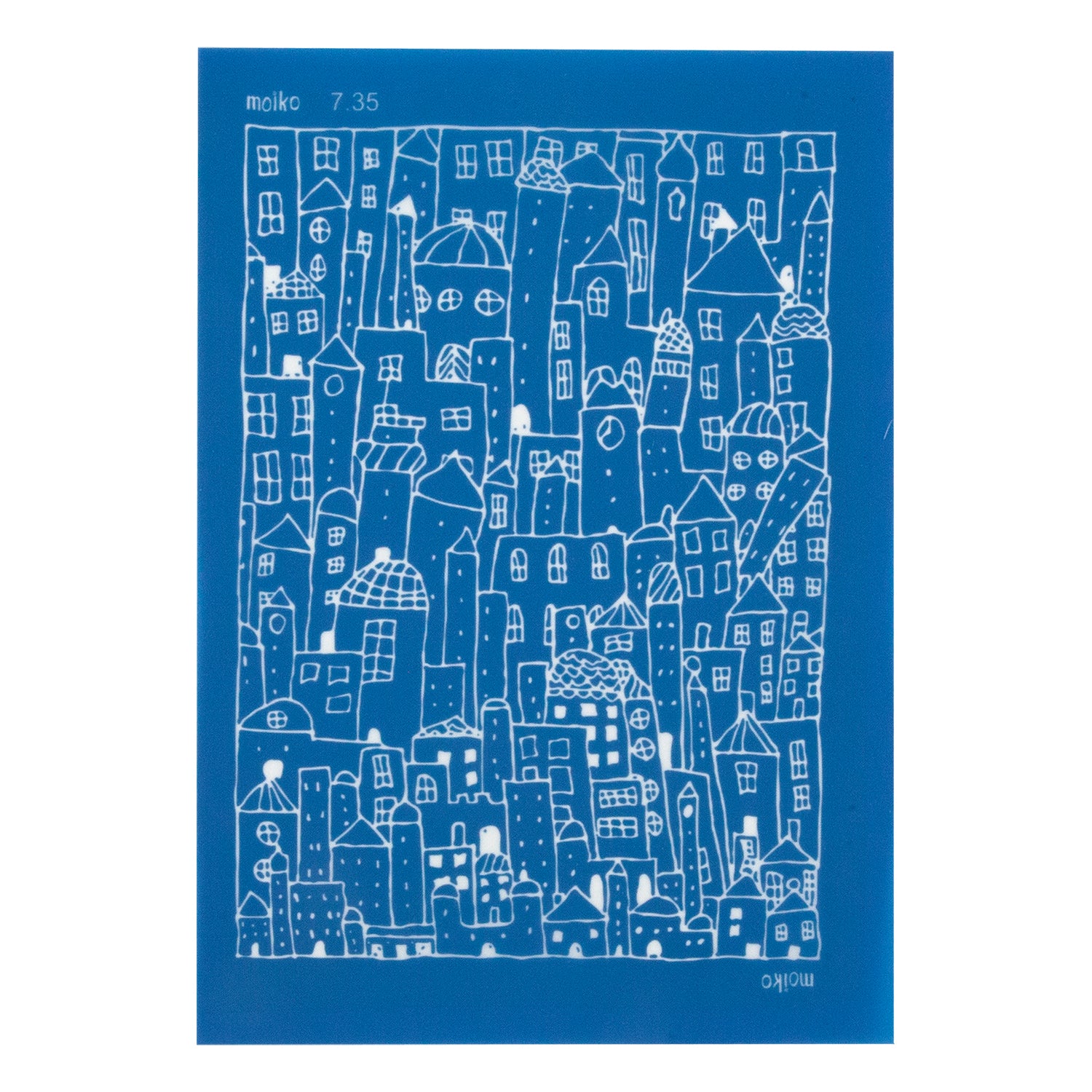 blue Moiko Silk Screen - Style 7.35