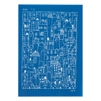 blue Moiko Silk Screen - Style 7.35