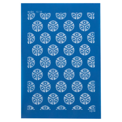 blue Moiko Silk Screen - Style 10.18
