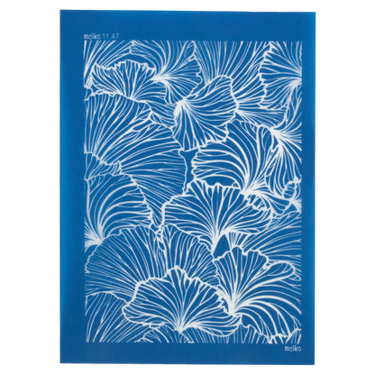 blue Moiko Silk Screen - Style 11.47