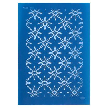 blue Moiko Silk Screen - Style 13.02