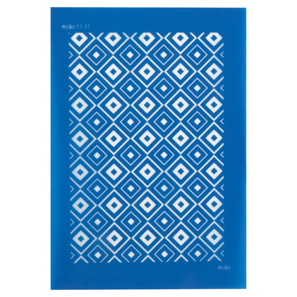blue Moiko Silk Screen - Style 13.31
