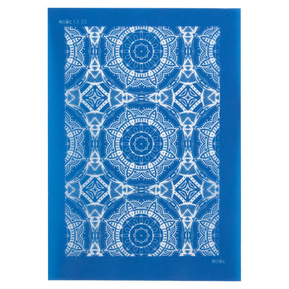 blue Moiko Silk Screen - Style 13.33