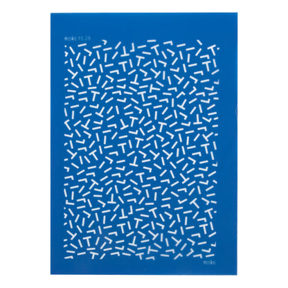 blue Moiko Silk Screen - Style 15.28