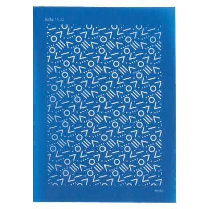 blue Moiko Silk Screen - Style 15.32