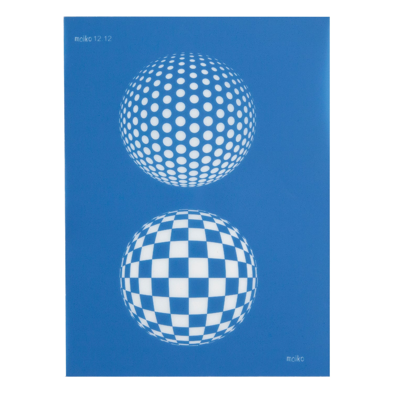 blue Moiko Silk Screen - Style 12.12