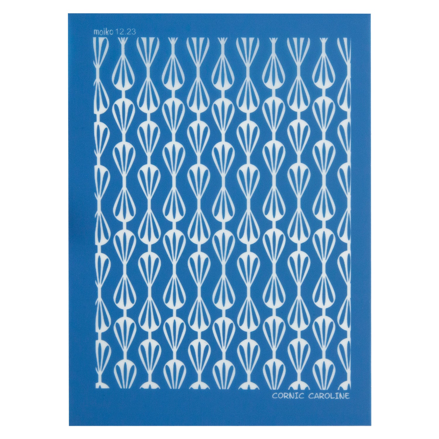 blue Moiko Silk Screen - Style 12.23