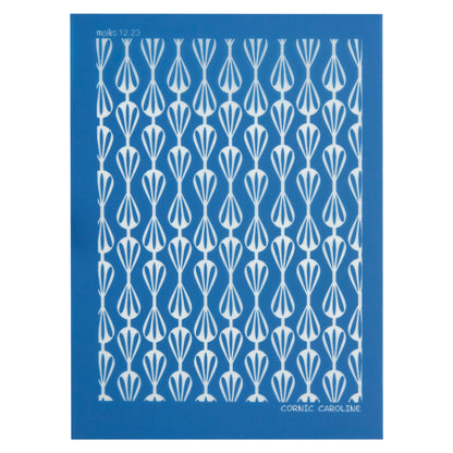 blue Moiko Silk Screen - Style 12.23