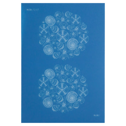 blue Moiko Silk Screen - Style 12.07