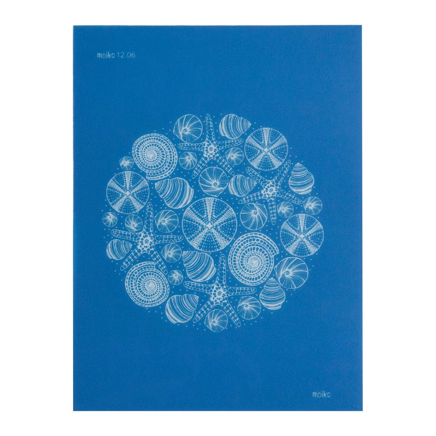 blue Moiko Silk Screen - Style 12.06