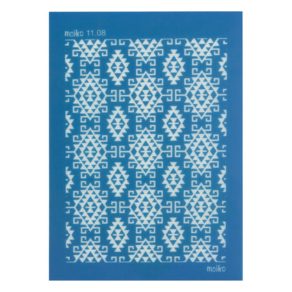 blue Moiko Silk Screen - Style 11.08