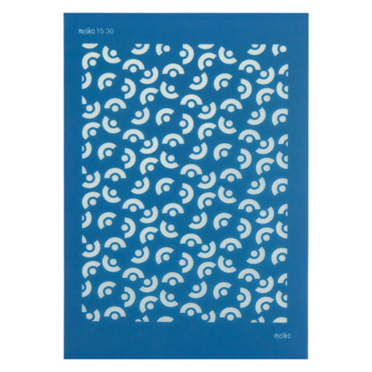 blue Moiko Silk Screen - Style 15.30
