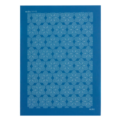 blue Moiko Silk Screen - Style 14.43