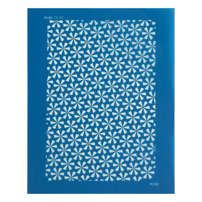 blue Moiko Silk Screen - Style 14.24