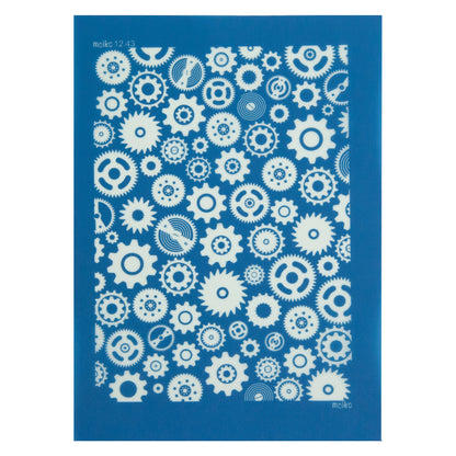blue Moiko Silk Screen - Style 12.43