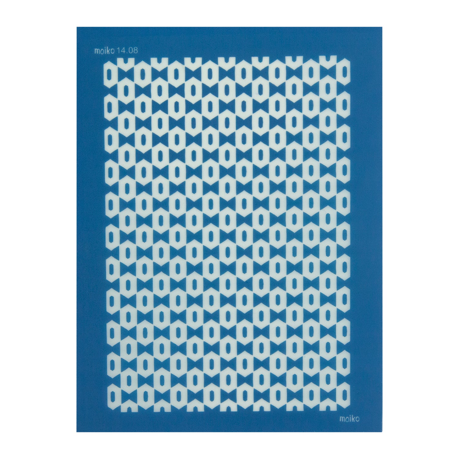 blue Moiko Silk Screen - Style 14.08