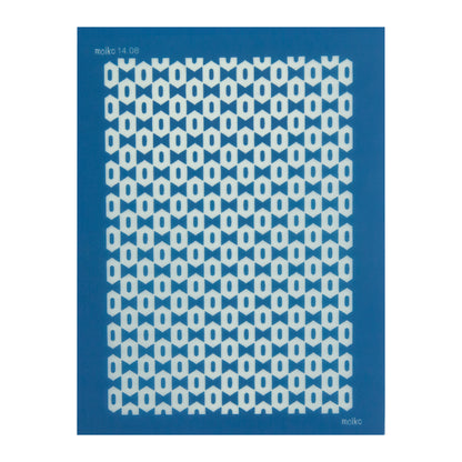 blue Moiko Silk Screen - Style 14.08