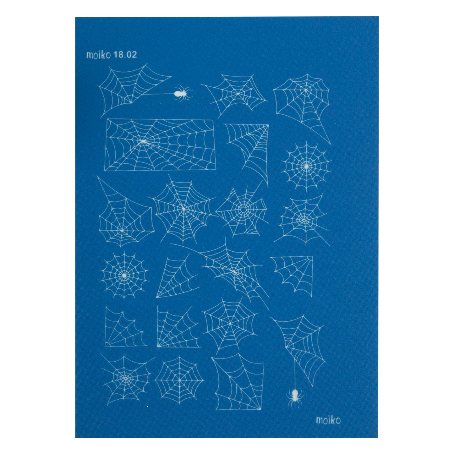 blue Moiko Silk Screen - Style 18.02
