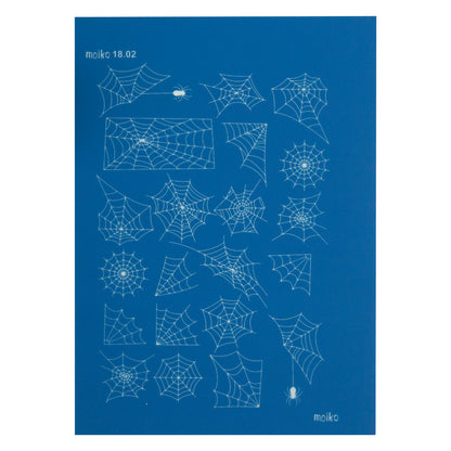 blue Moiko Silk Screen - Style 18.02