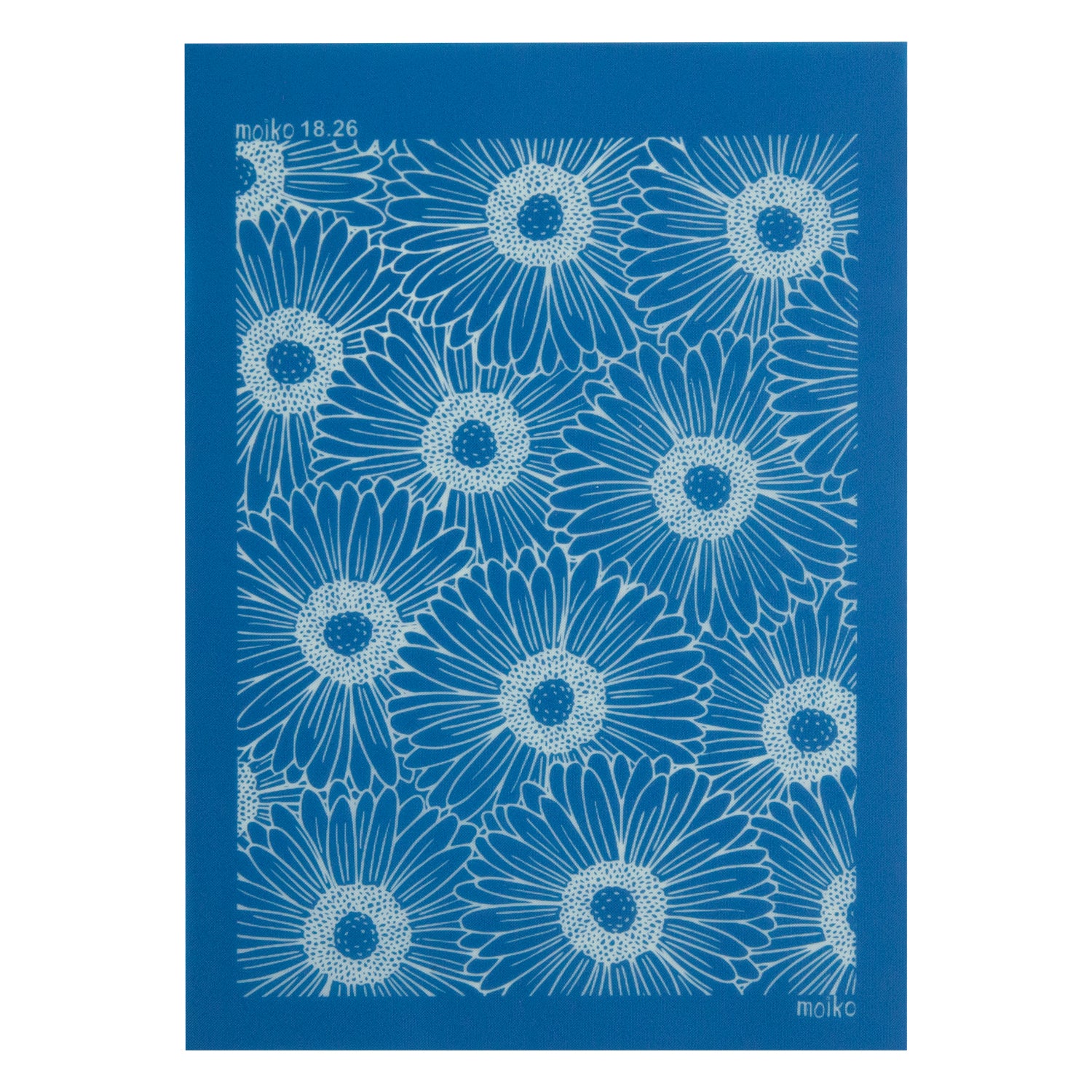 blue Moiko Silk Screen - Style 18.26