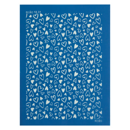 blue Moiko Silk Screen - Style 18.31