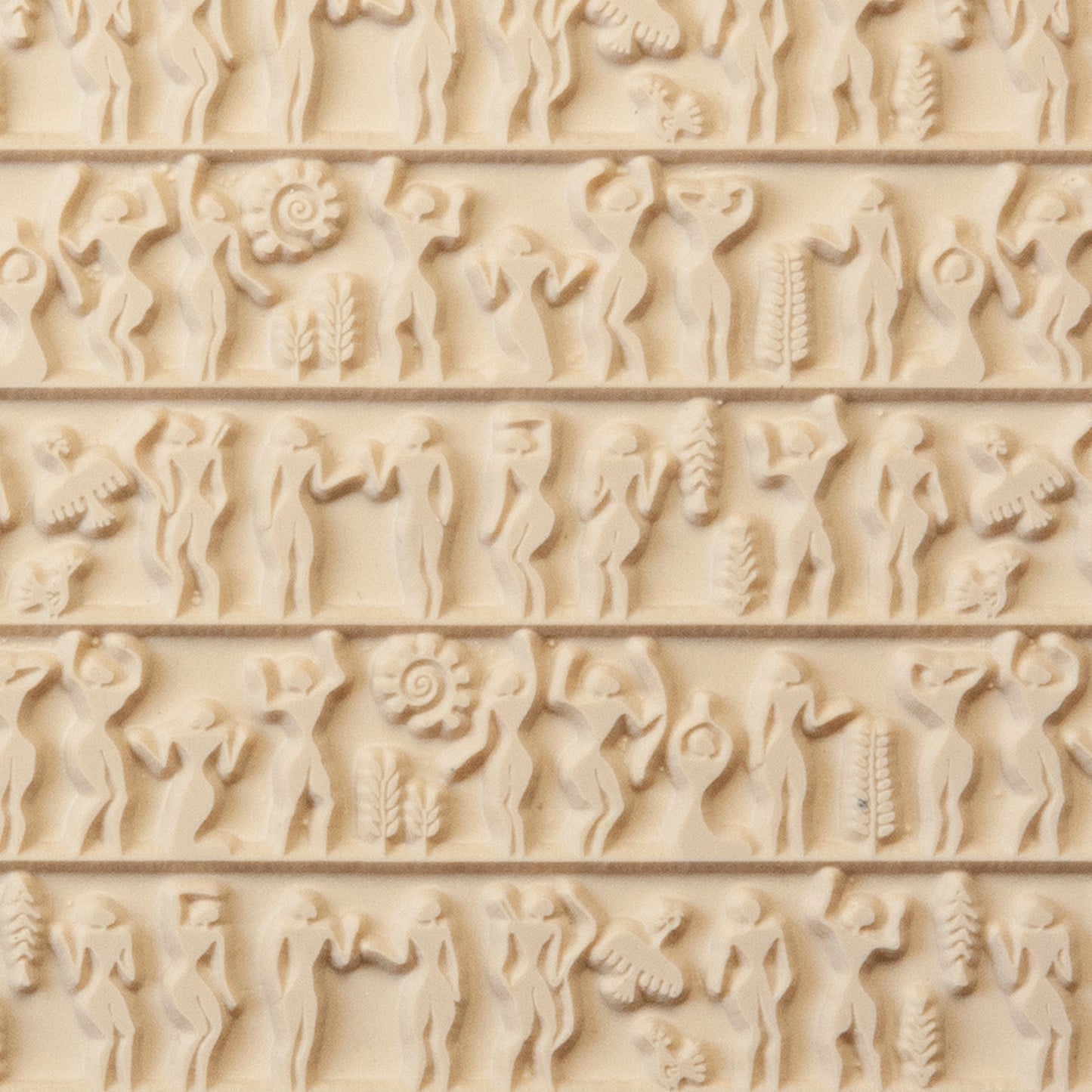 beige Rollable Texture Tile - Ancient People