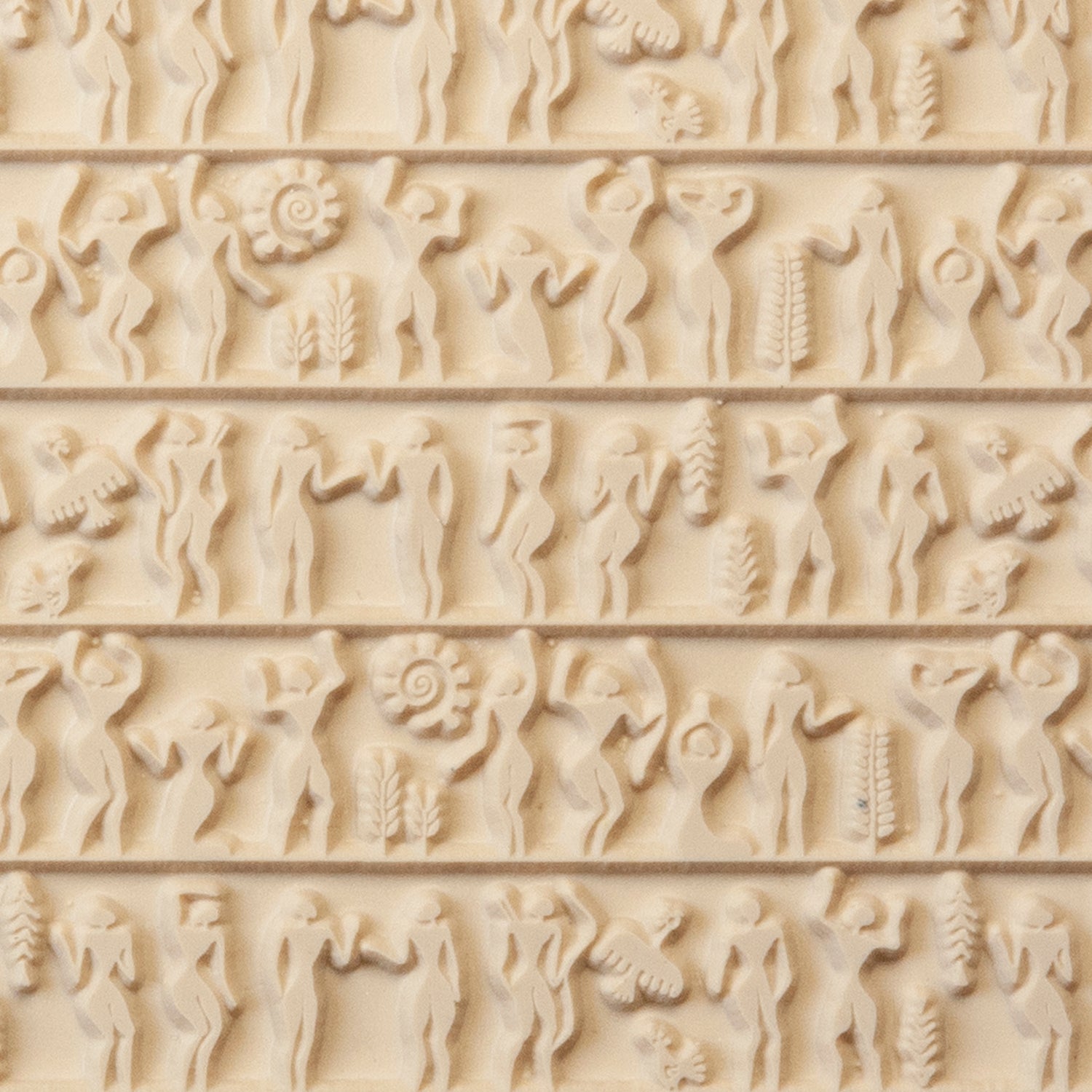 beige Rollable Texture Tile - Ancient People
