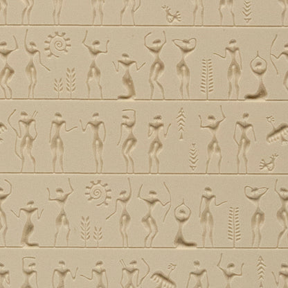 beige Rollable Texture Tile - Ancient People Fineline