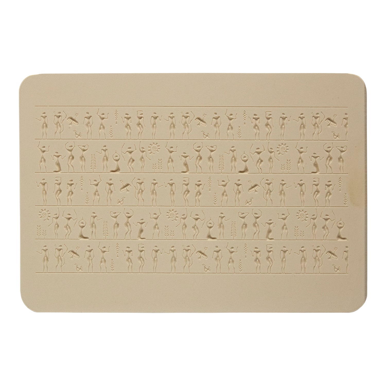 beige Rollable Texture Tile - Ancient People Fineline