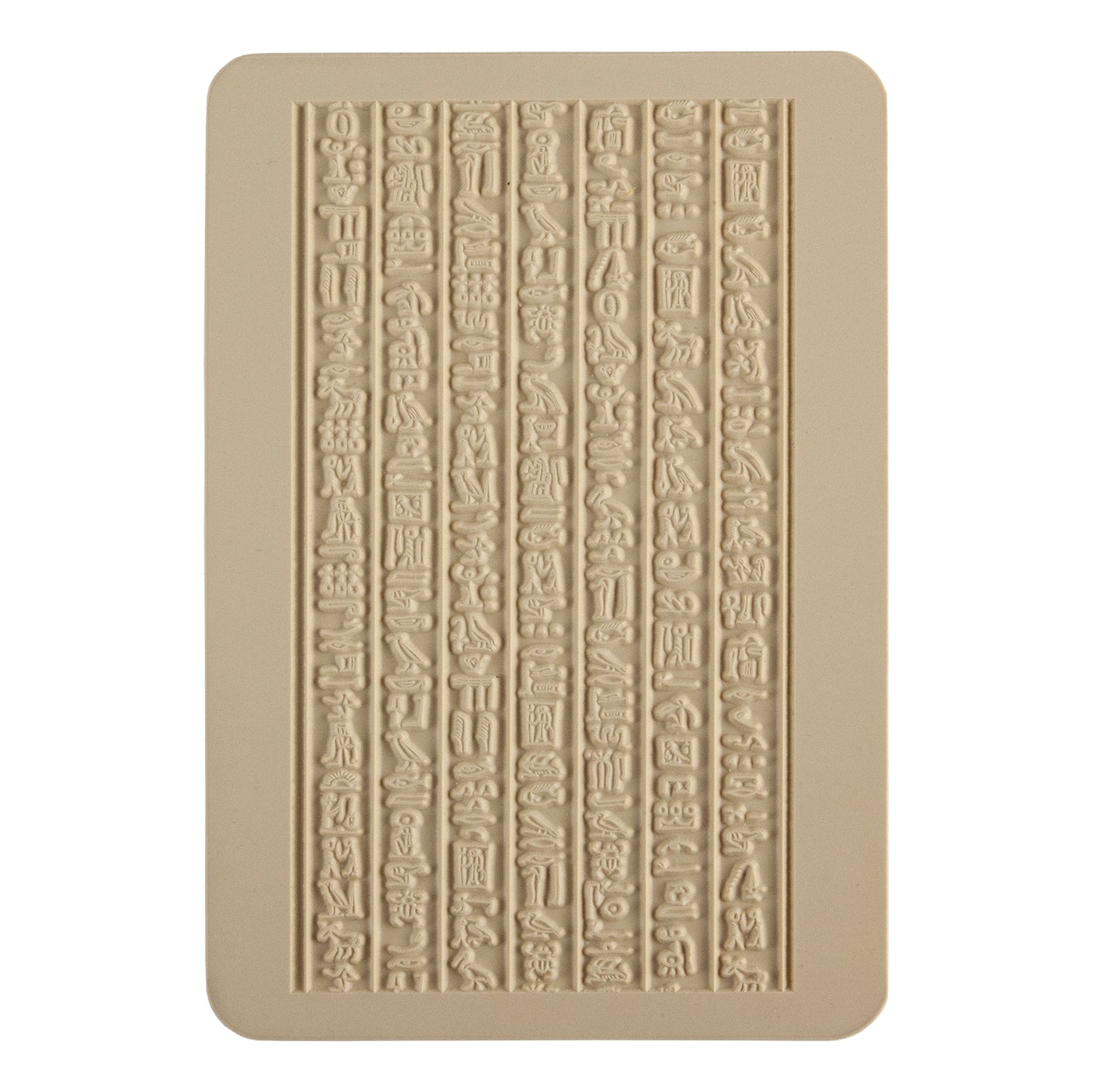 beige Rollable Texture Tile - Hieroglyphics