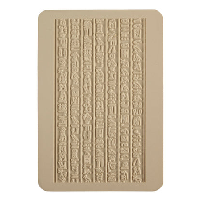 beige Rollable Texture Tile - Hieroglyphics