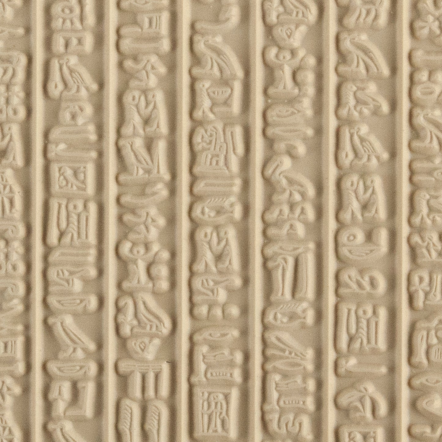 beige Rollable Texture Tile - Hieroglyphics