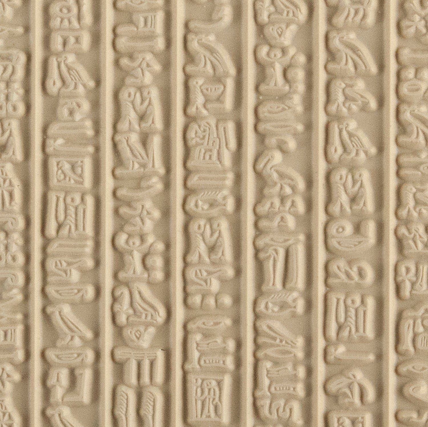 beige Rollable Texture Tile - Hieroglyphics