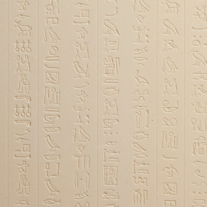beige Rollable Texture Tile - Hieroglyphics Fineline