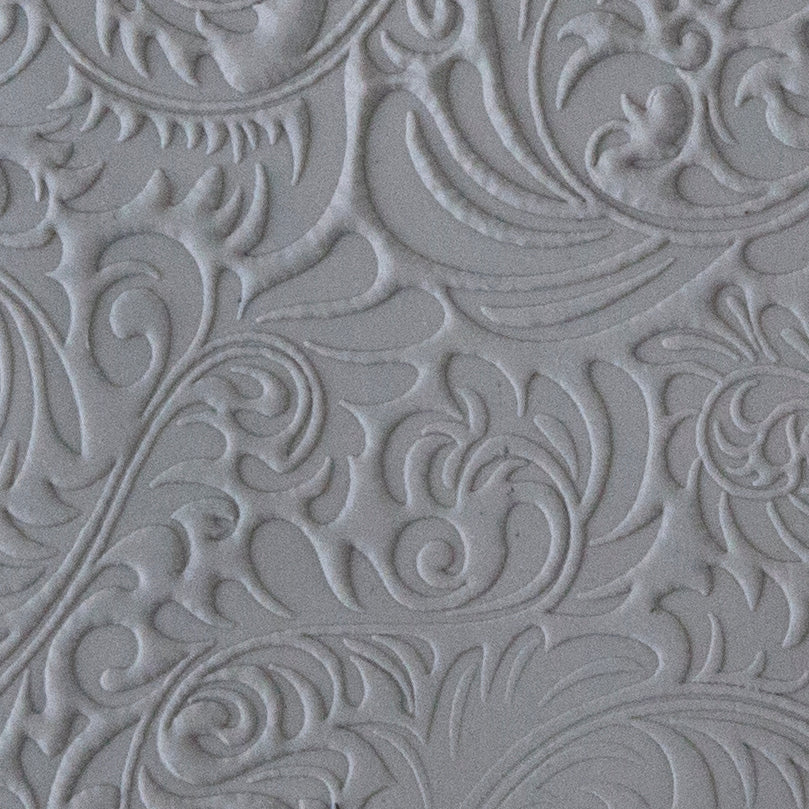 Rollable Texture Tile - Acanthas sample in gray clay