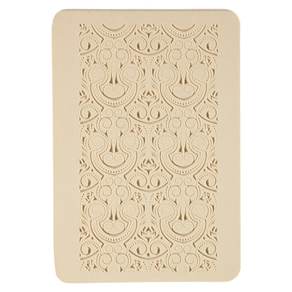 beige Rollable Texture Tile - Nouveau Boquet Embossed