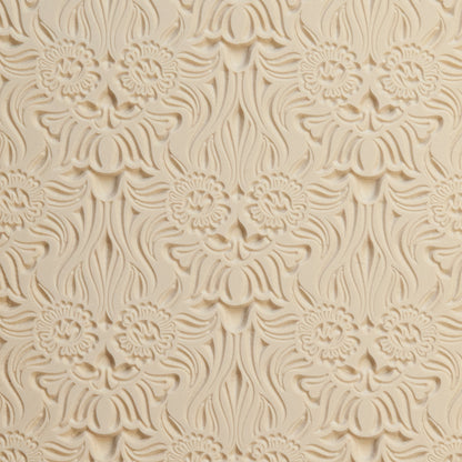 beige Rollable Texture Tile - Nouveau Lalique Embossed