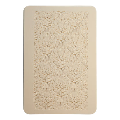 beige Rollable Texture Tile - Nouveau Lalique Embossed