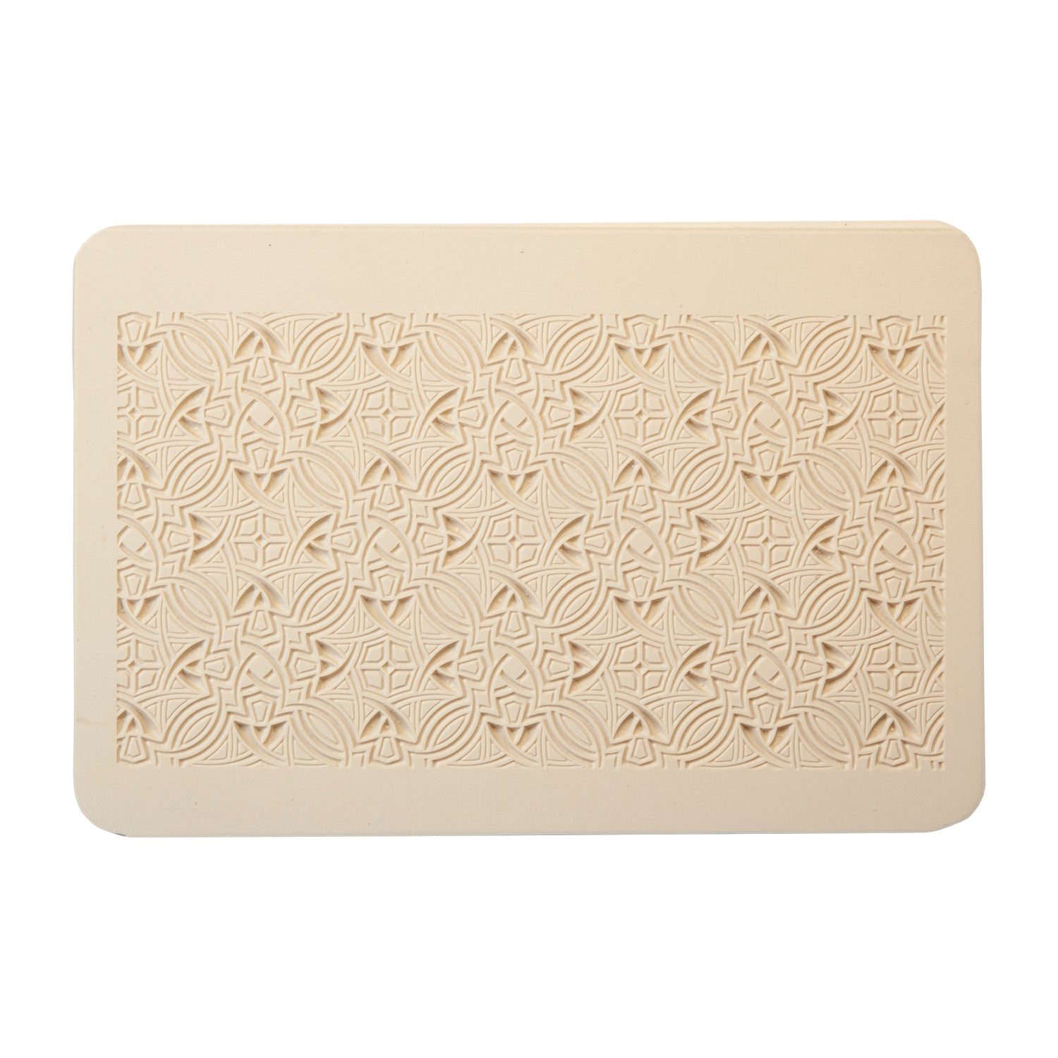 beige Rollable Texture Tile - Nouveau Transition Embossed